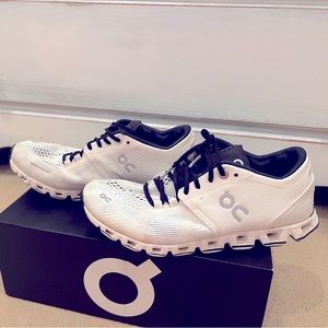 On Running Women's Cloud X In White And Black size 7.